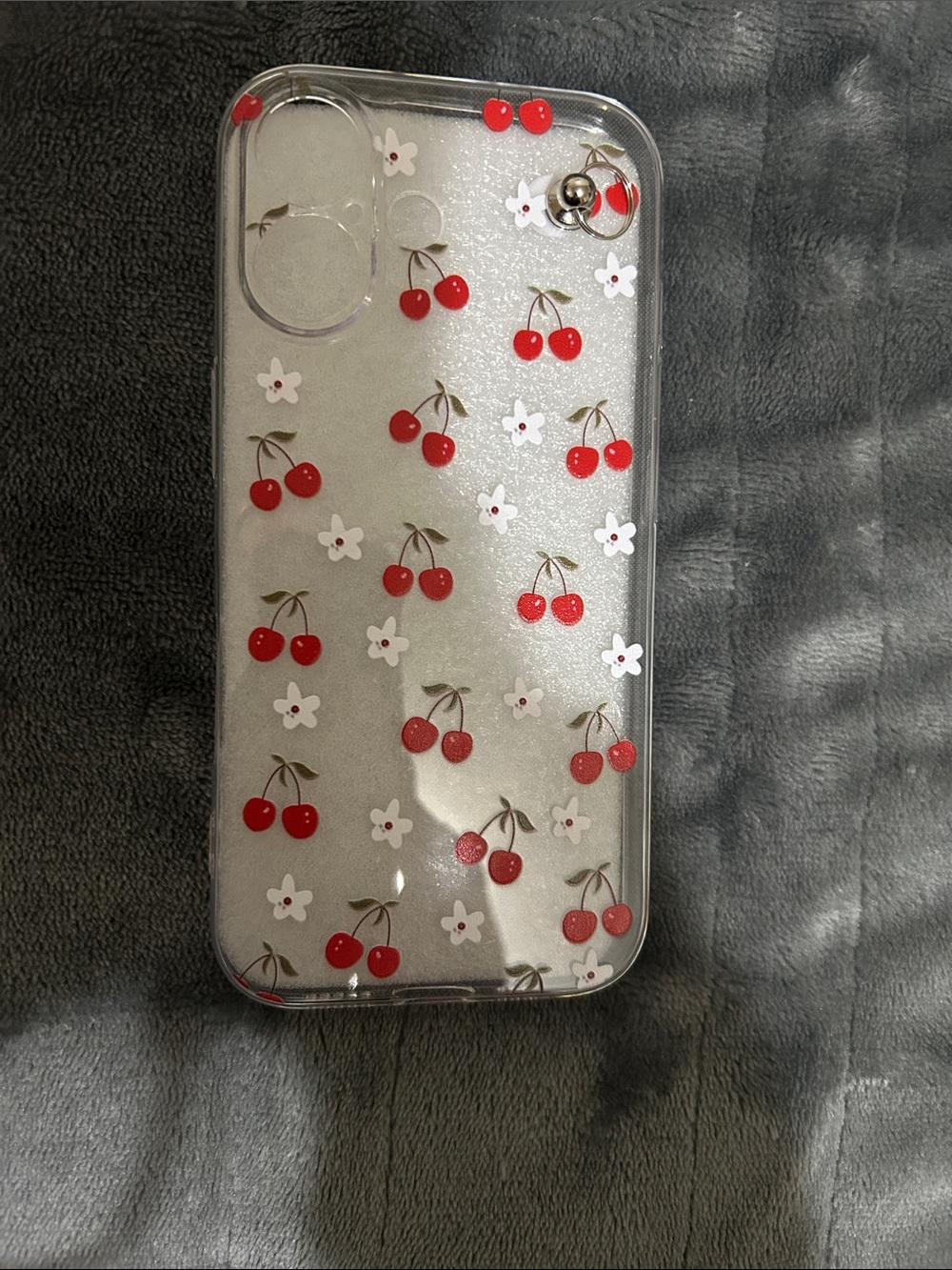 iPhone 17 Cherry Patterned Phone Case